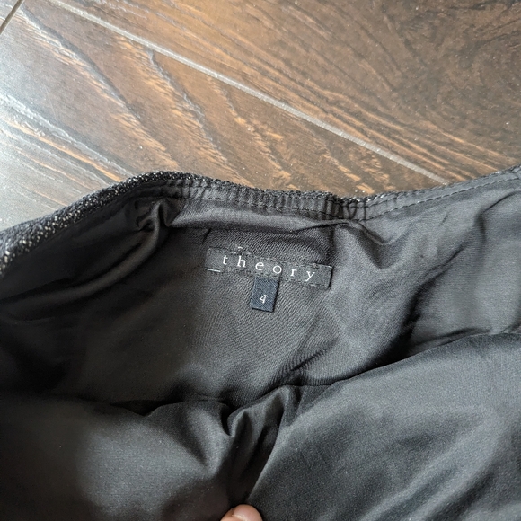 Vintage Theory heather grey A-line pleated skirt size 4 - Picture 2 of 4